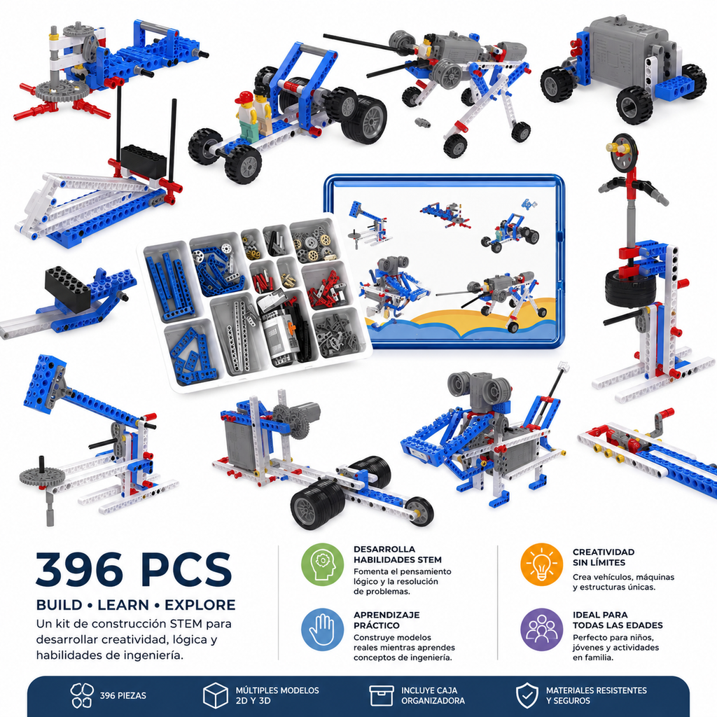 Kit STEM de Construcción y Robótica