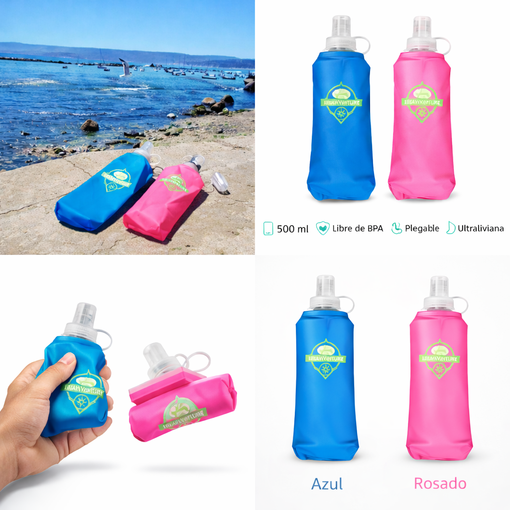 Botellas flexibles  de 500ml